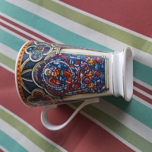 *EUC* Rare, Vintage Past Times 'Gothic Rosette' Tea Cup Fine Bone China, England